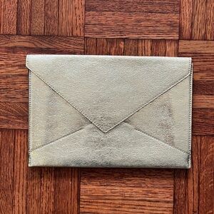 Metallic Gold Envelope Clutch